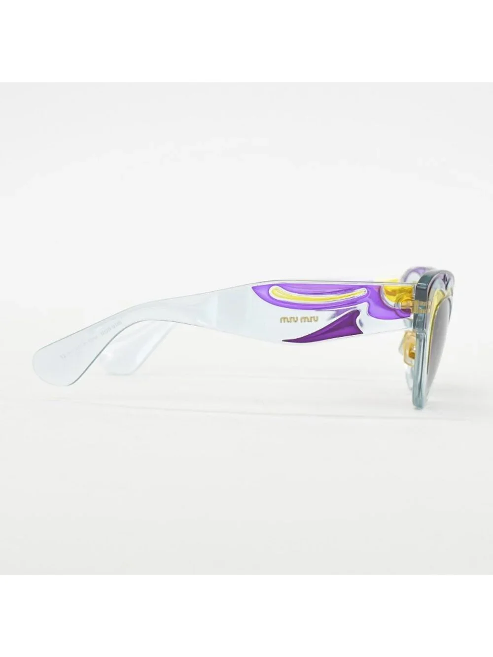 Miu Miu Sunglasses Art Eyewear Acetate Blue Purple Yellow 22